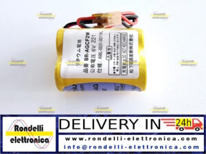 BATTERIA LITIO 6V BR-AGCF2W BR-AGCF2P A98L-0031-0011-L CONNETTORE MARRONE