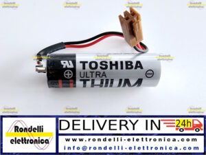 BATTERIA LITIO 3,6V TOSHIBA ER6V/3.6V CONNETTORE MARRONE