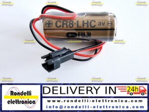 FUJI CR8.LHC 3V Lithium Battery CR8 LHC BLACK CONNECTOR