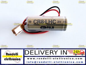 FUJI CR8.LHC 3V Lithium Battery CR8 LHC BROWN CONNECTOR
